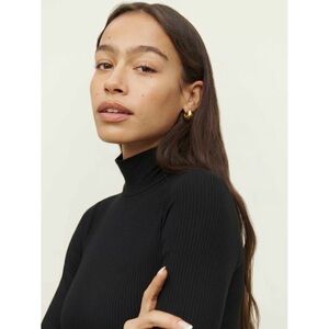 Reformation Black Turtleneck Sweater
